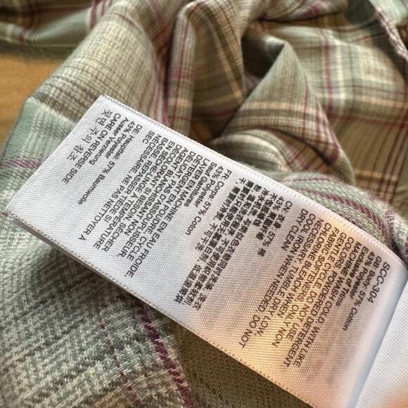 Marmot Bridget Long Sleeve Button Down Outdoor Plaid Shirt - Picture 9 of 9